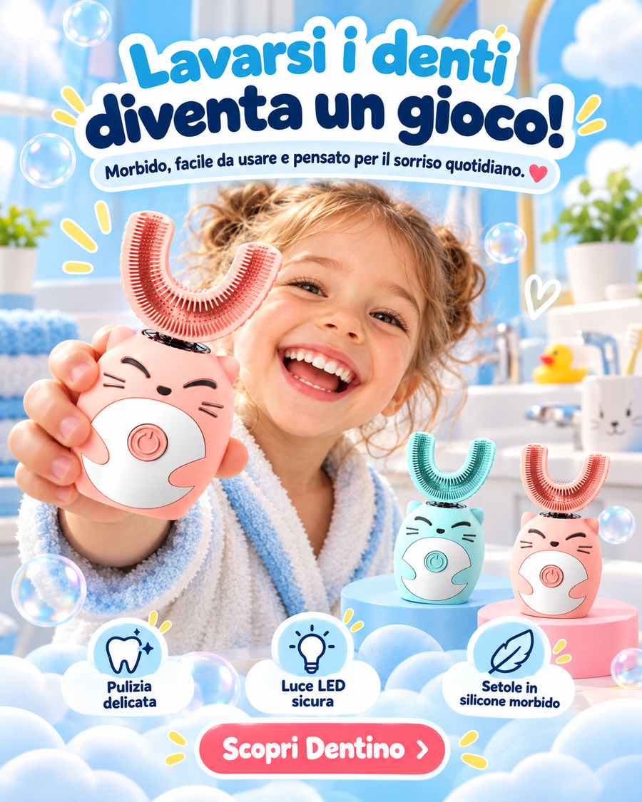 Dentino – Spaziolino Elettrico a U per Bambini